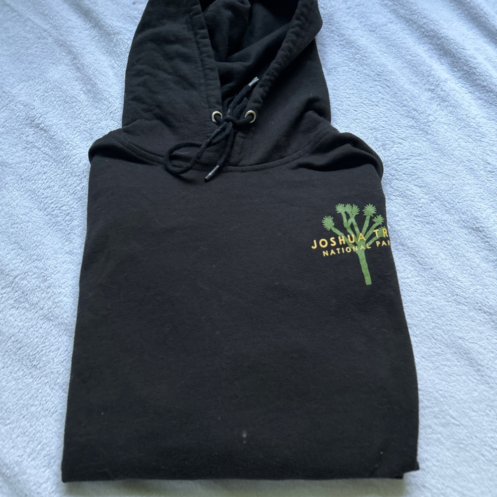 Large black Joshua Tree hoodie